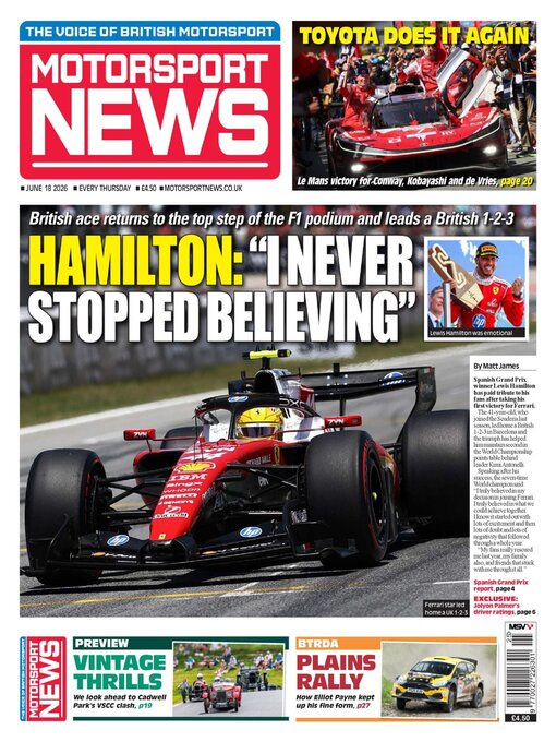 Cover image for Motorsport News